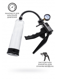 Прозрачная механическая помпа для пениса Viggo - Sexus - в Новокузнецке купить с доставкой