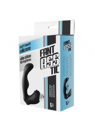 Черный вибромассажер простаты FantASStic Vibrating Prostate Massager - 11,3 см. - Dream Toys - в Новокузнецке купить с доставкой