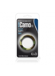 Эрекционное кольцо камуфляжной расцветки Silicone Camo Cock Ring - Blush Novelties - в Новокузнецке купить с доставкой