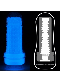 Светящийся в темноте мастурбатор Lumino Play Masturbator Ribbed - Lovetoy - в Новокузнецке купить с доставкой