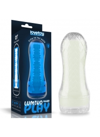 Светящийся в темноте мастурбатор Lumino Play Masturbator Ribbed - Lovetoy - в Новокузнецке купить с доставкой