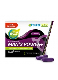 Возбуждающее средство для мужчин Mans Power plus - 10 капсул (0,35 гр.) +1 в подарок - SuperCaps - купить с доставкой в Новокузнецке