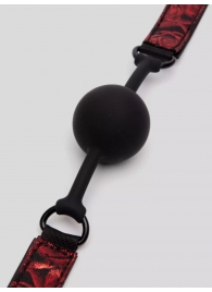 Кляп-шар на двусторонних ремешках Reversible Silicone Ball Gag - Fifty Shades of Grey - купить с доставкой в Новокузнецке