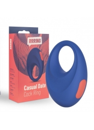 Синее эрекционное кольцо RRRING Casual Date Cock Ring - FeelzToys - в Новокузнецке купить с доставкой