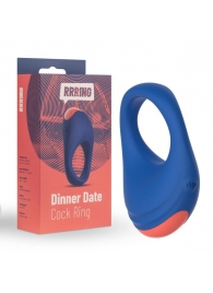 Синее эрекционное кольцо RRRING Dinner Date Cock Ring - FeelzToys - в Новокузнецке купить с доставкой