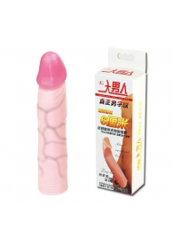 Удлиняющая насадка на пенис Deep Love - 21,5 см. - Baile - в Новокузнецке купить с доставкой