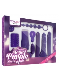 Эротический набор Toy Joy Mega Purple - Toy Joy - купить с доставкой в Новокузнецке