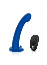 Синяя насадка Remote Control P-Spot G-Spot с черными трусиками - 20 см. - Pegasus - купить с доставкой в Новокузнецке