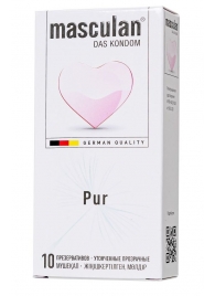 Супертонкие презервативы Masculan Pur - 10 шт. - Masculan - купить с доставкой в Новокузнецке