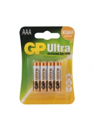 Батарейки алкалиновые GP Ultra Alkaline 24А AАA/LR03 - 4 шт. - Элементы питания - купить с доставкой в Новокузнецке