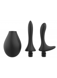 Черный анальный душ Nexus Anal Douche Set с 2 сменными насадками - Nexus Range - купить с доставкой в Новокузнецке