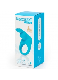 Голубое эрекционное виброкольцо Happy Rabbit Rechargeable Rabbit Cock Ring - Happy Rabbit - в Новокузнецке купить с доставкой