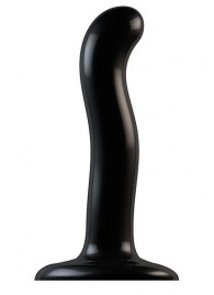 Черный фаллоимитатор-насадка Strap-On-Me P G spot Dildo size S - 16,4 см. - Strap-on-me - купить с доставкой в Новокузнецке
