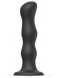 Черная насадка Strap-On-Me Dildo Geisha Balls size M - Strap-on-me купить в Новокузнецке с доставкой в Orgasmix.ru Черная насадка Strap-On-Me Dildo Geisha Balls size M - Strap-on-me - купить с доставкой в Новокузнецке