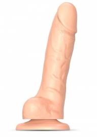 Телесный фаллоимитатор Strap-On-Me Sliding Skin Realistic Dildo size M - Strap-on-me купить с доставкой в интернет-магазине Orgasmix в Новокузнецке Телесный фаллоимитатор Strap-On-Me Sliding Skin Realistic Dildo size M - Strap-on-me