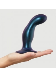 Темно-синяя насадка Strap-On-Me Dildo Plug Snaky size M - Strap-on-me - купить с доставкой в Новокузнецке