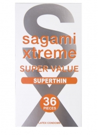 Ультратонкие презервативы Sagami Xtreme Superthin - 36 шт. - Sagami - купить с доставкой в Новокузнецке