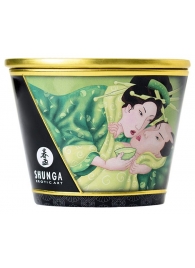 Массажная свеча Exotic Green Tea с ароматом зелёного чая - 170 мл. - Shunga - купить с доставкой в Новокузнецке