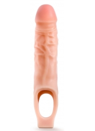 Телесная насадка на пенис 9 Inch Cock Sheath Extender - 22,2 см. - Blush Novelties - в Новокузнецке купить с доставкой