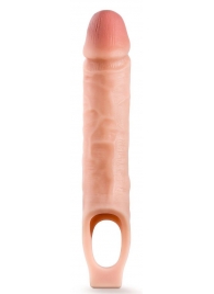 Телесная насадка на пенис 10 Inch Cock Sheath Extender - 25 см. - Blush Novelties - в Новокузнецке купить с доставкой