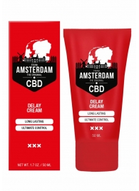 Крем-пролонгатор CBD from Amsterdam Delay Cream - 50 мл. - Shots Media BV - купить с доставкой в Новокузнецке