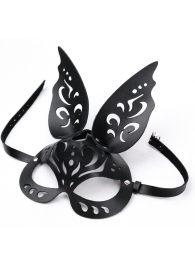 Черная ажурная маска  Зайка  с ушками - Crazy Handmade - купить с доставкой в Новокузнецке Черная ажурная маска  Зайка  с ушками - Crazy Handmade - купить с доставкой в Новокузнецке