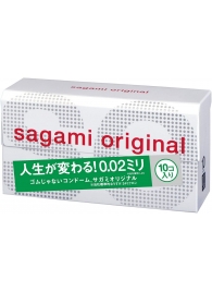 Ультратонкие презервативы Sagami Original 0.02 - 10 шт. - Sagami - купить с доставкой в Новокузнецке