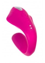 Розовый вибратор для пар Cobrum с пультом ДУ - A-toys купить в Новокузнецке с доставкой в Orgasmix.ru Розовый вибратор для пар Cobrum с пультом ДУ - A-toys