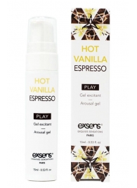 Возбуждающий гель Hot Vanilla Espresso Arousal Gel - 15 мл. - Exsens - купить с доставкой в Новокузнецке