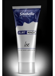 Силиконовая гель-смазка FLIRT MAGIC Ice с лёгким пролонгирующим эффектом - 75 мл. - Sitabella - купить с доставкой в Новокузнецке