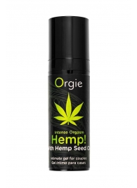 Возбуждающий интимный гель для пар ORGIE Hemp Intense Orgasm - 15 мл. - ORGIE - купить с доставкой в Новокузнецке