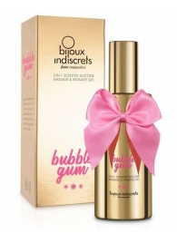 Гель с ароматом жвачки Bubblegum 2-in-1 Scented Silicone Massage And Intimate Gel - 100 мл. - Bijoux Indiscrets - купить с доставкой в Новокузнецке