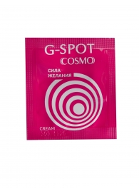 Стимулирующий интимный крем для женщин Cosmo G-spot - 2 гр. - Биоритм - купить с доставкой в Новокузнецке