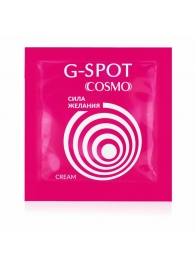 Стимулирующий интимный крем для женщин Cosmo G-spot - 2 гр. - Биоритм - купить с доставкой в Новокузнецке