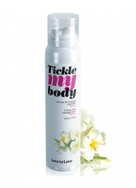 Массажная хрустящая пенка Tickle My Body Monoi с ароматом моной - 150 мл. - Love to Love - купить с доставкой в Новокузнецке