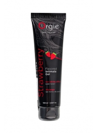 Интимный гель на водной основе Lube Tube Strawberry с клубничным вкусом - 100 мл. - ORGIE - купить с доставкой в Новокузнецке