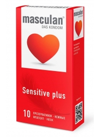 Презервативы Masculan Sensitive plus - 10 шт. - Masculan - купить с доставкой в Новокузнецке