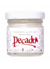 Массажная свеча Brandy   Pear - 35 мл. - Pecado - купить с доставкой в Новокузнецке