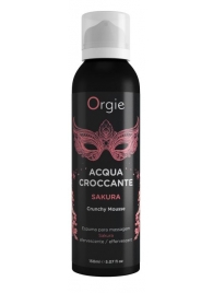 Хрустящая пенка для массажа Orgie Acqua Croccante Sakura с ароматом сакуры - 150 мл. - ORGIE - купить с доставкой в Новокузнецке