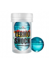 Интимный гель Termo Shock Hot Ball с разогревающе-покалывающим эффектом (2 шарика по 3 гр.) - HotFlowers - купить с доставкой в Новокузнецке