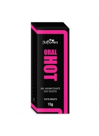 Гель для оральных ласк Oral Hot с согревающим эффектом - 15 гр. - HotFlowers - купить с доставкой в Новокузнецке