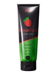 Смазка на водной основе с ароматом клубники Strawberry Lubricant - 100 мл. - INTT - купить с доставкой в Новокузнецке