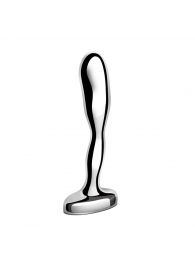 Стальной стимулятор простаты Stainless Steel Prostate Plug - 11,5 см. - b-Vibe - в Новокузнецке купить с доставкой