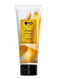 Лубрикант на водной основе OYO Aroma Gel Banana с ароматом банана - 75 мл. - OYO - купить с доставкой в Новокузнецке