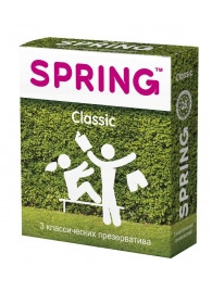 Классические презервативы SPRING CLASSIC - 3 шт. - SPRING - купить с доставкой в Новокузнецке