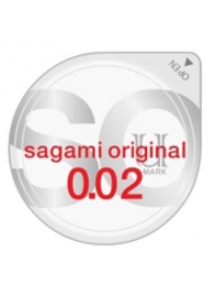 Ультратонкий презерватив Sagami Original - 1 шт. - Sagami - купить с доставкой в Новокузнецке