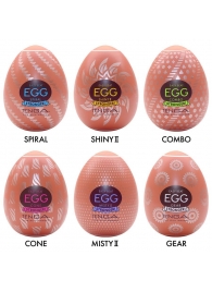 Набор из 6 мастурбаторов-яиц Tenga Egg Variety Pack V - Tenga - в Новокузнецке купить с доставкой