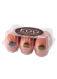 Набор из 6 мастурбаторов-яиц Tenga Egg Variety Pack V - Tenga - в Новокузнецке купить с доставкой