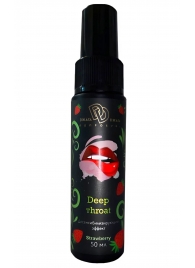 Спрей для горла Deep Throat с десенсибилизирующим эффектом и вкусом клубники - 50 мл. - БиоМед - купить с доставкой в Новокузнецке