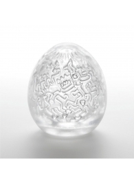Мастурбатор-яйцо Keith Haring EGG PARTY - Tenga - в Новокузнецке купить с доставкой